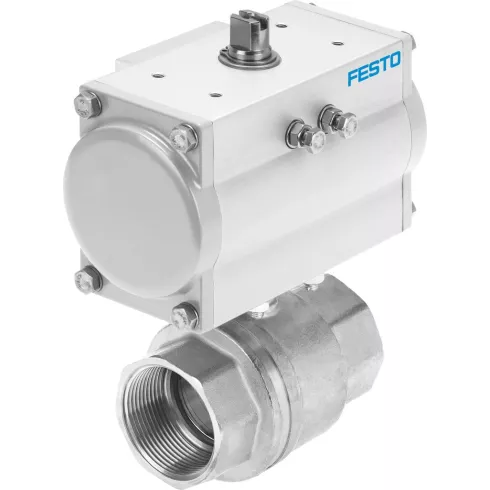 Шаровой кран с приводом Festo VZBM-A-1/2 Ру25 Ду15 (PN25 DN15)