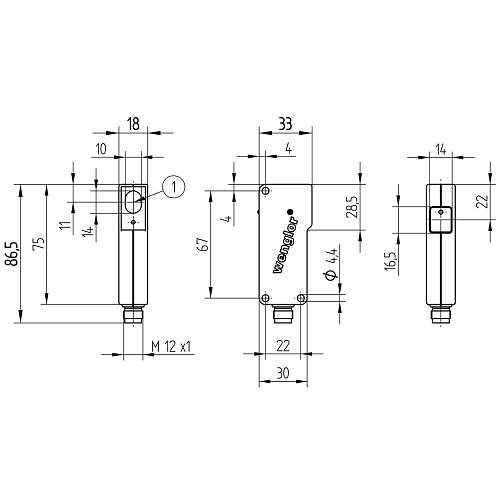 Cветовой барьер безопасности Wenglor SL2-00NS000H2