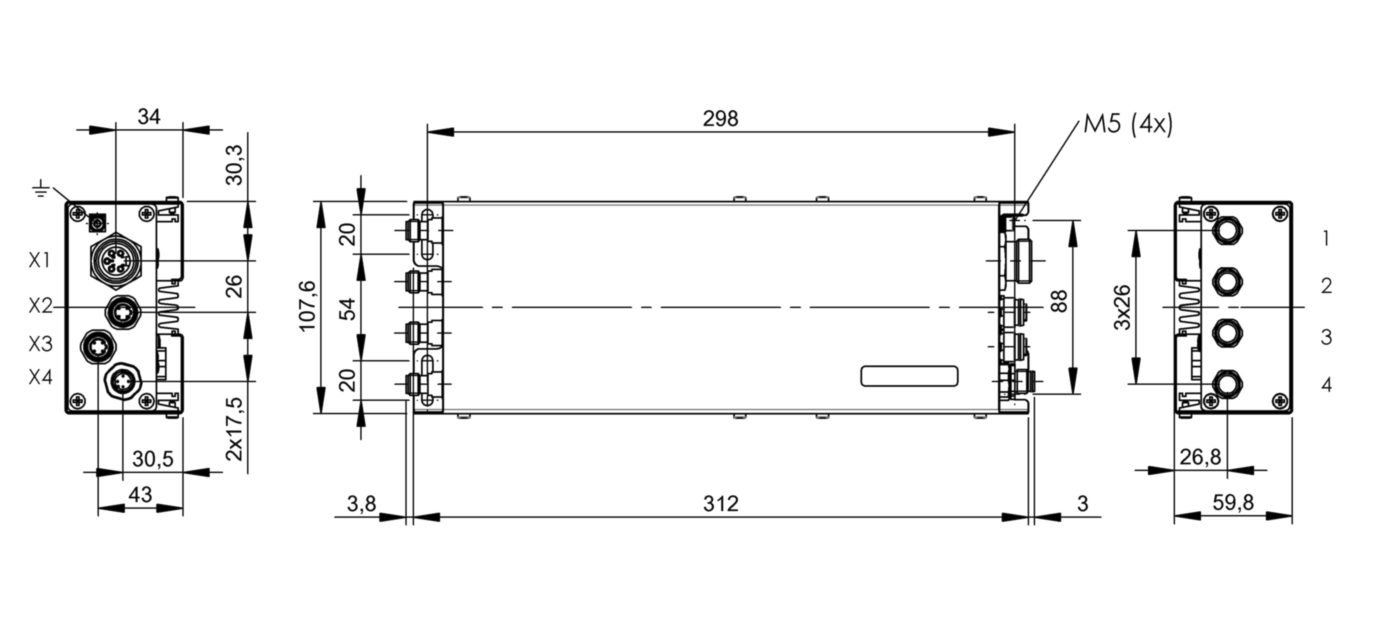 Блок обработки RFID Balluff BIS U-6028-048-114-06-ST28