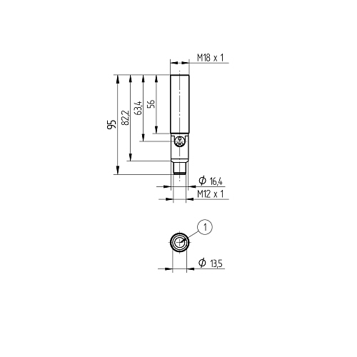 Ультразвуковой датчик расстояния Wenglor UMD123U035