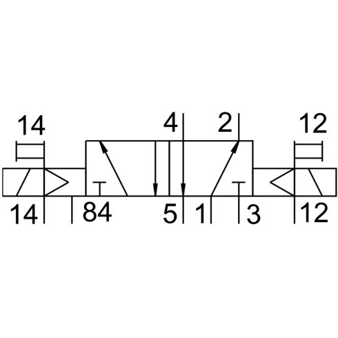 Распределитель с электромагнитным управлением Festo CPV14-M1H-5JS-K-1/8