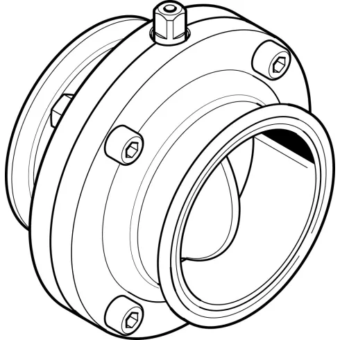 Поворотный затвор пищевой Festo VZFB-A-3&rdquo;-CC-V4V4E