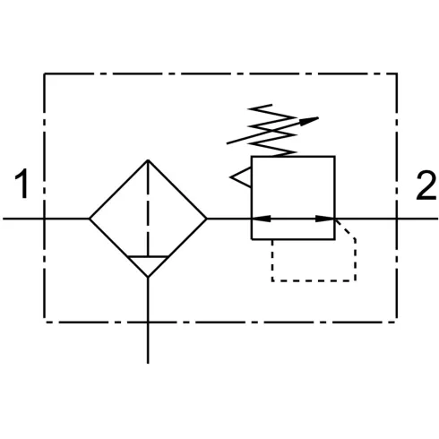 Фильтр-регулятор давления Festo LFR-N1/2-D-16-5M-O-MIDI-T3-EX4