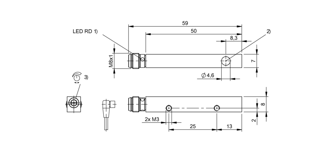 Оптический датчик Balluff BOS R040M-PS-KD10-S49