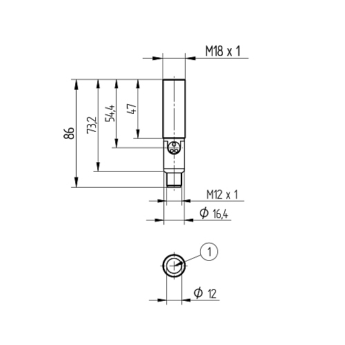 Ультразвуковой датчик расстояния Wenglor UMD402U035