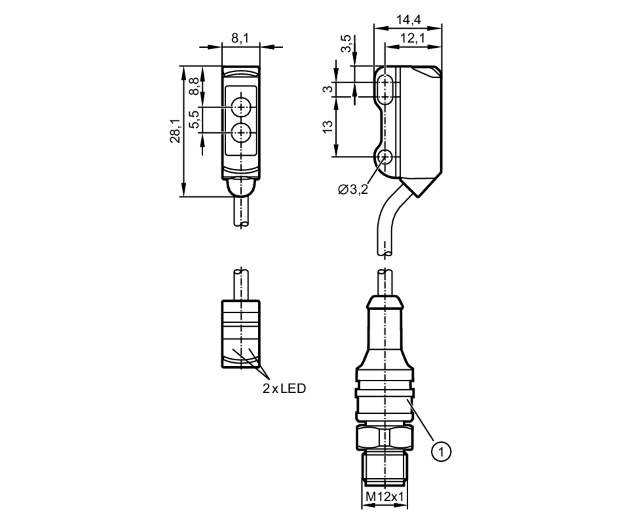 Оптический датчик IFM Electronic O8H273