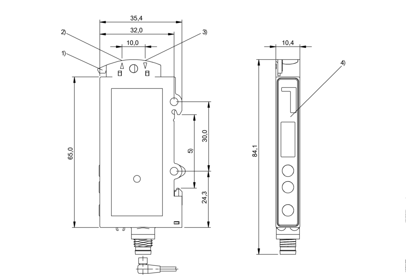 Усилитель для оптоволоконных датчиков Balluff BFB 75K-002-P-S75