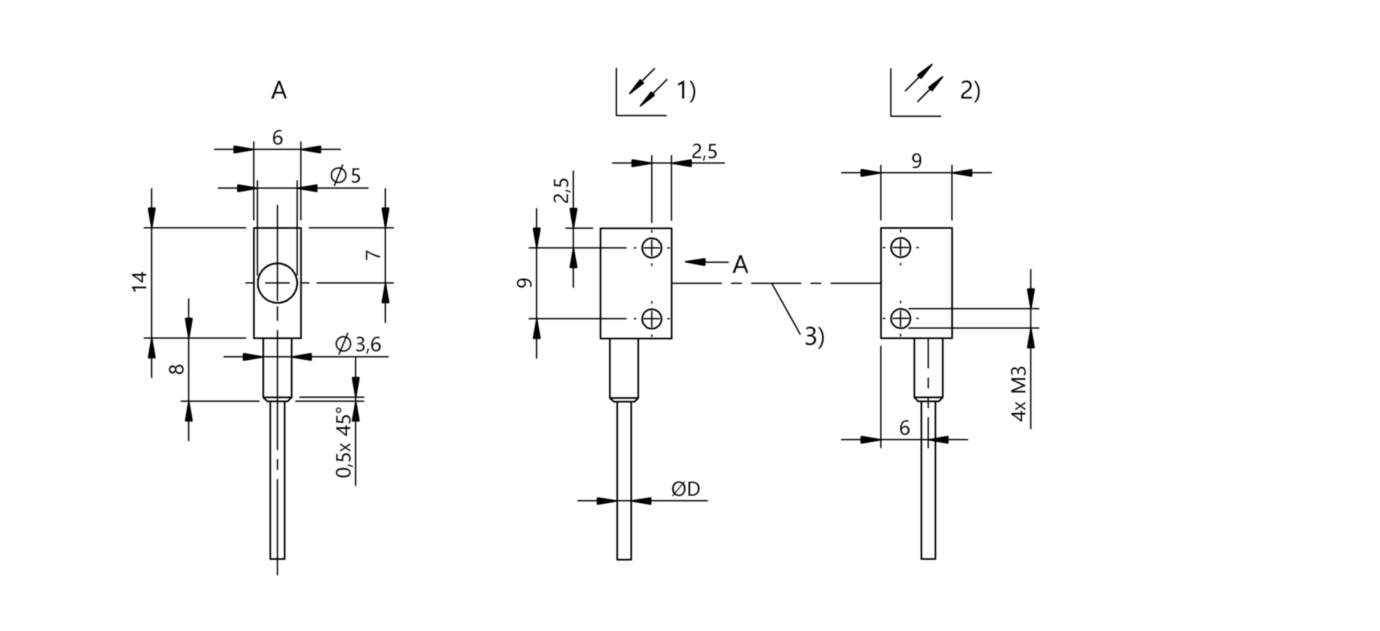 Оптоволоконный кабель Balluff BOH TJ-R013C-029-03-SA105