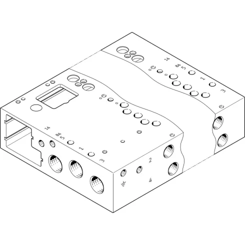 Коллектор Festo VABM-L1-14W-G14-16-GR