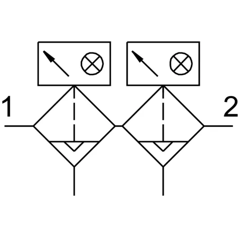 Комбинация фильтров тонкой очистки Festo LFMBA-3/4-D-MAXI-DA-A