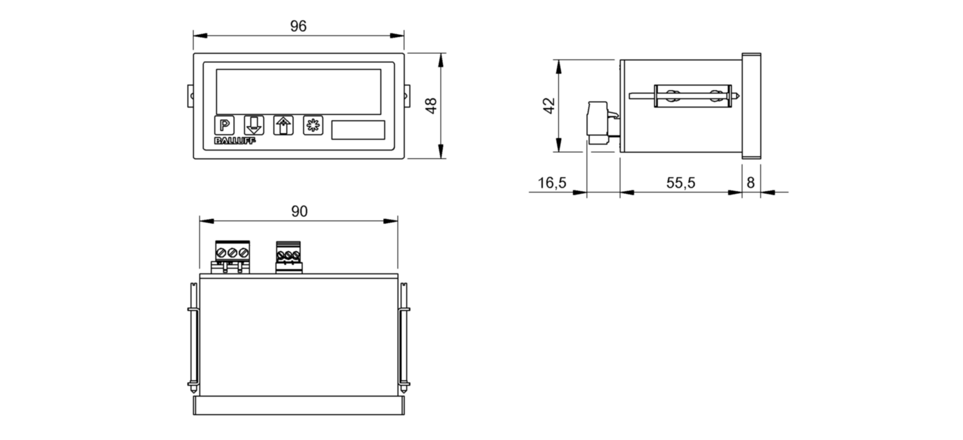 Цифровой индикатор Balluff BDD-UM 3023