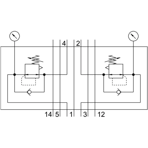 Промежуточная плита с регулятором давления Festo LR-ZP-A/B-D-3