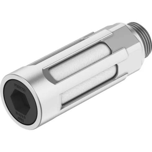 Глушитель алюминиевый резьбовой Festo U-1/4-B-NPT