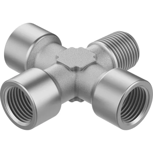 Фитинг крестообразный резьбовой Festo NPFC-X-R14-3G14-MFFF