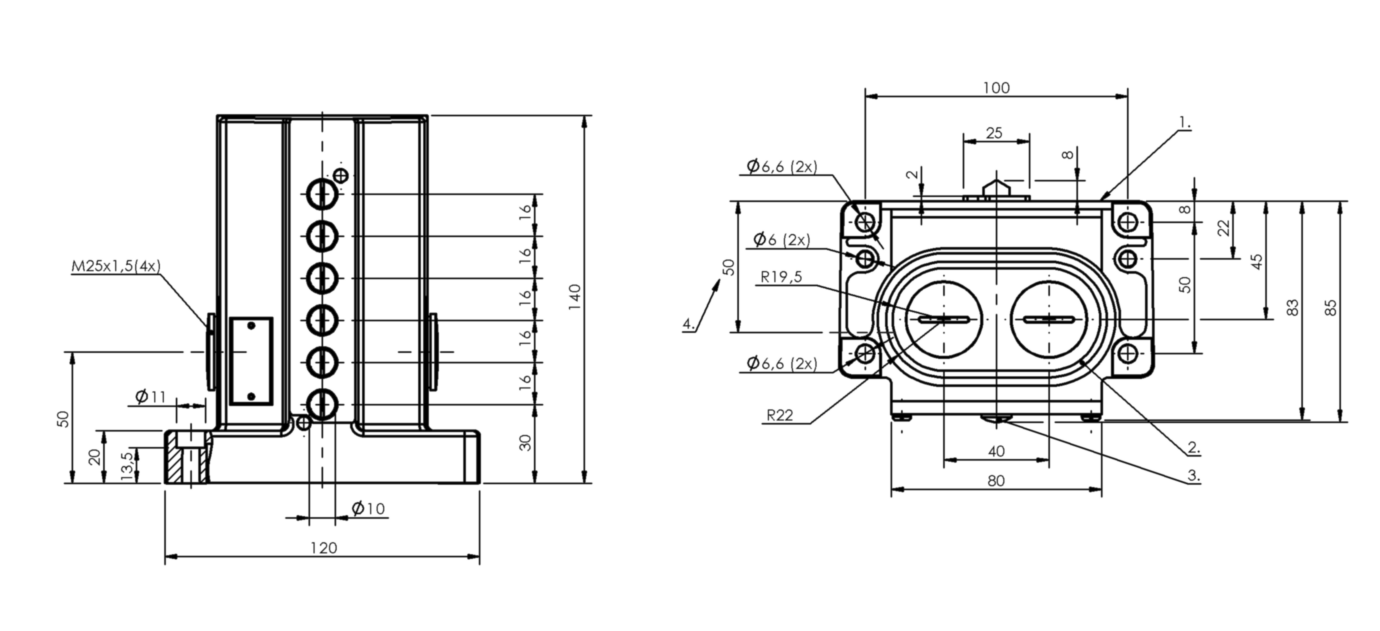 Блочный выключатель Balluff BNS 819-D06-D16-100-10-FE