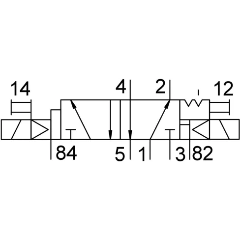 Распределитель с электромагнитным управлением Festo JMFDH-5-1/8