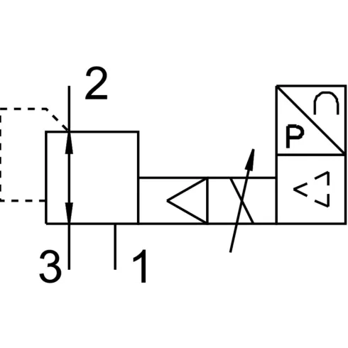 Пропорциональный регулятор давления Festo MPPES-3-1/2-PU-PO-010