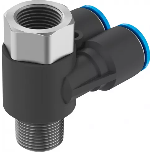 Тройник цанговый с внутренней резьбой и наружным шестигранником Festo QSYTF-1/4-8-B