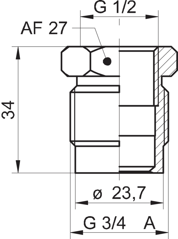 Монтажный переходник Baumer ZPH1-32BA