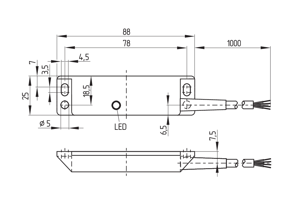 Магнитный датчик безопасности Schmersal BNS33-11ZG