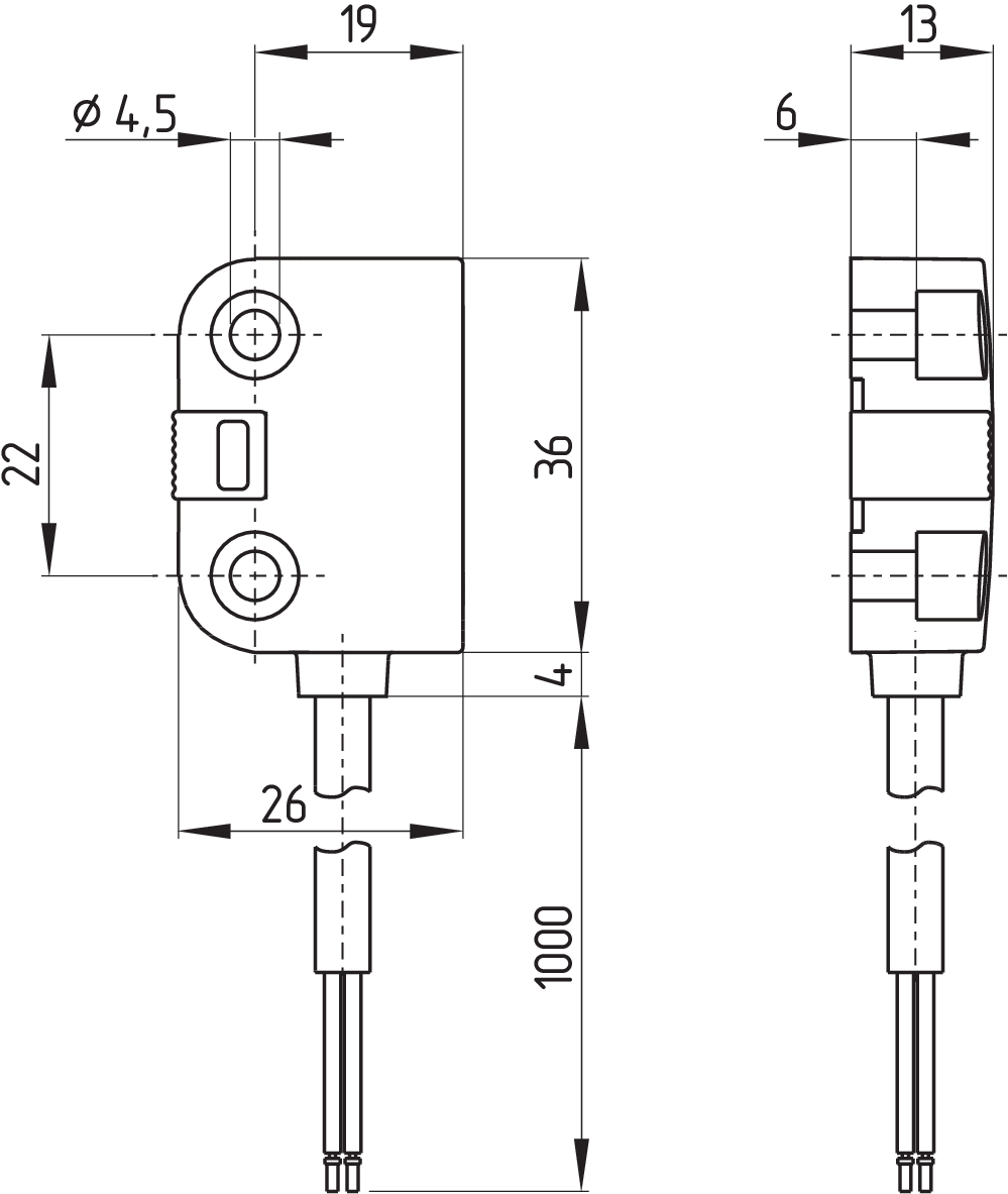 Магнитный датчик безопасности Schmersal BNS260-11ZG-R