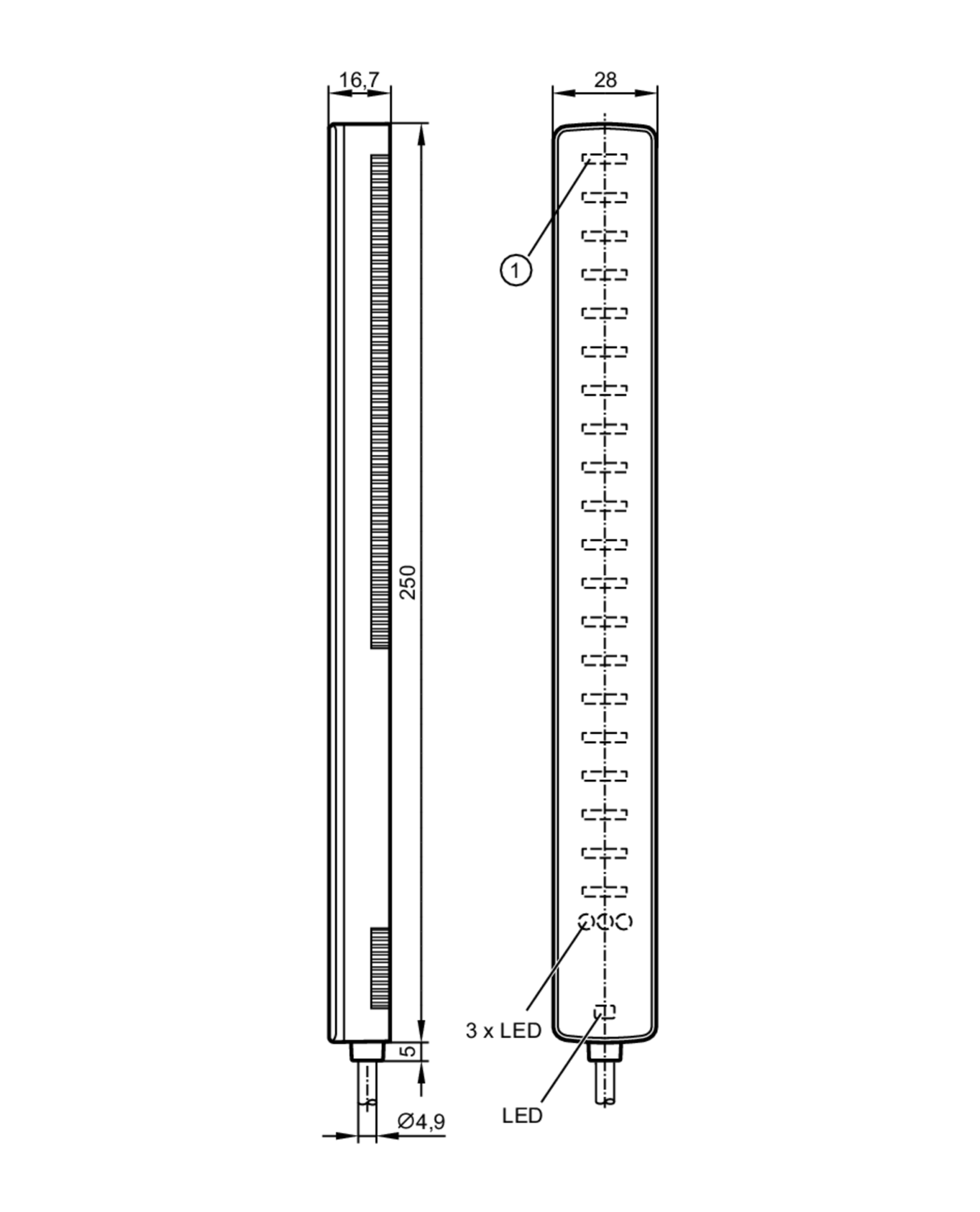 Емкостной датчик уровня IFM Electronic KQ1000